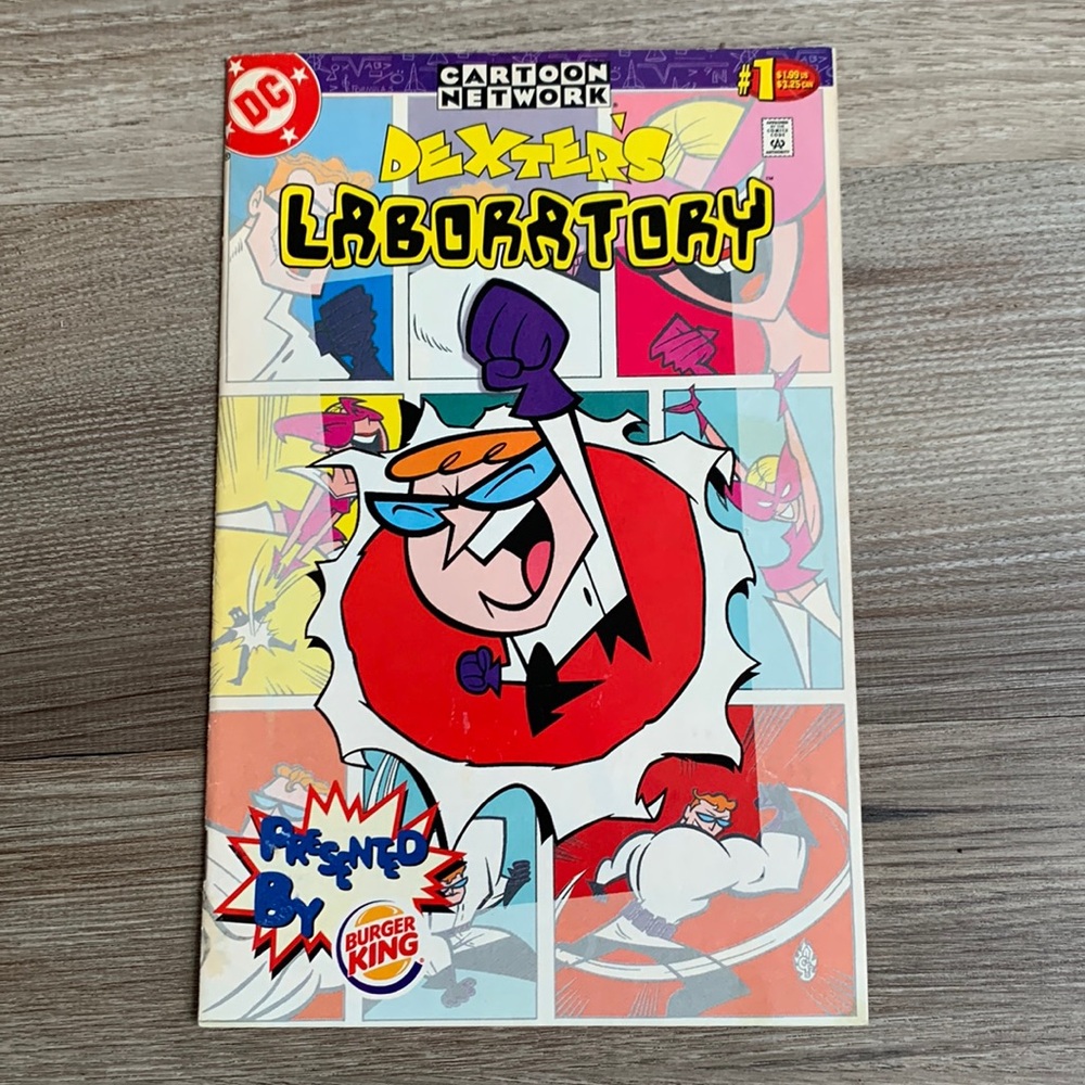 Cartoon Network DC Comics Dexters Laboratory Burger King #1 2002 Comic Book